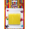 Yellow Glitter Candle Cake Candles (SFC0035)